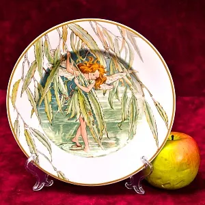 Коллекционная Фарфоровая Тарелка «Фея Ивы», Heinrich Villeroy&Boch Германия -80 гг.