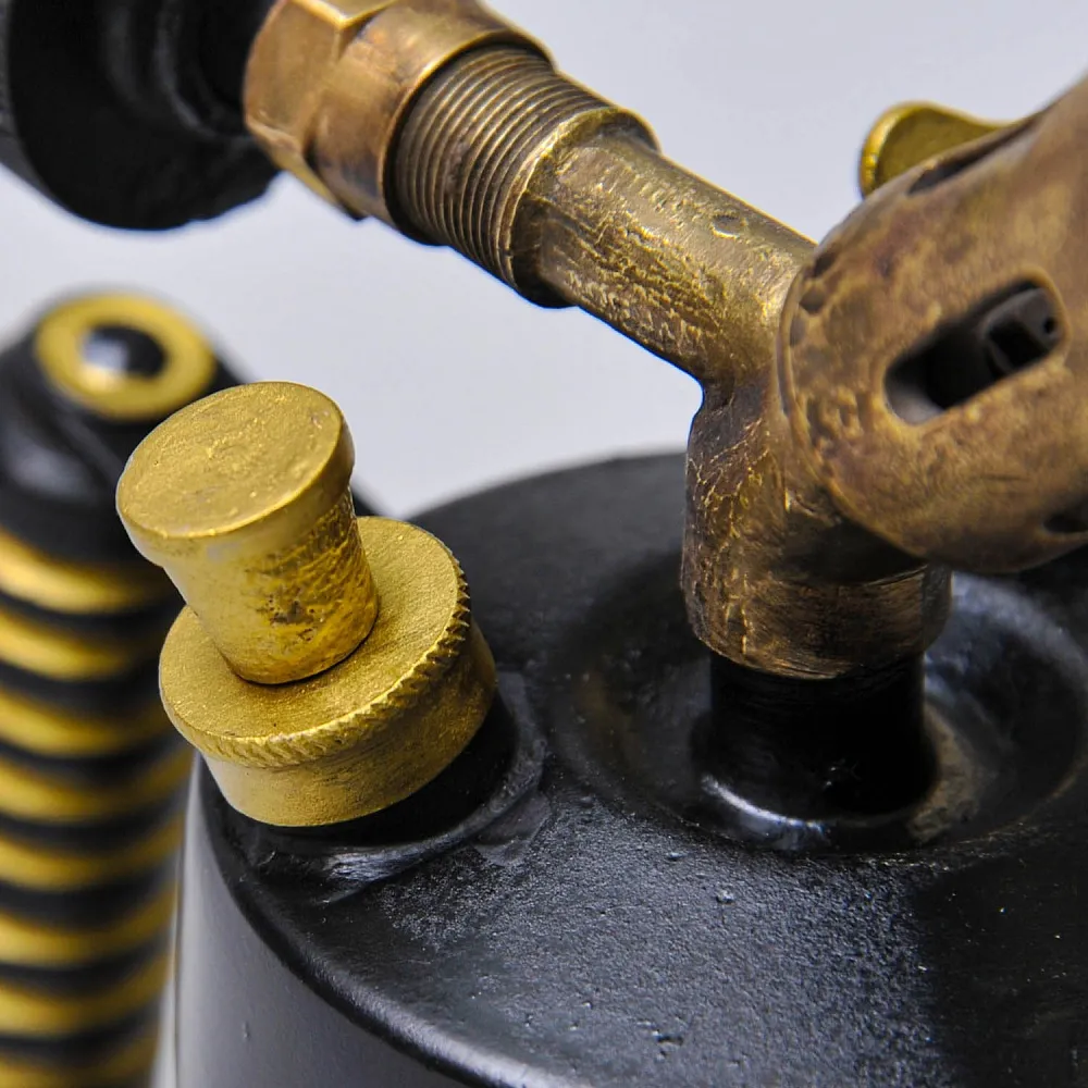 Винтажная Малая Бензиновая Горелка - Паяльная Лампа «ПРОМЕТ», СССР -60-е гг.