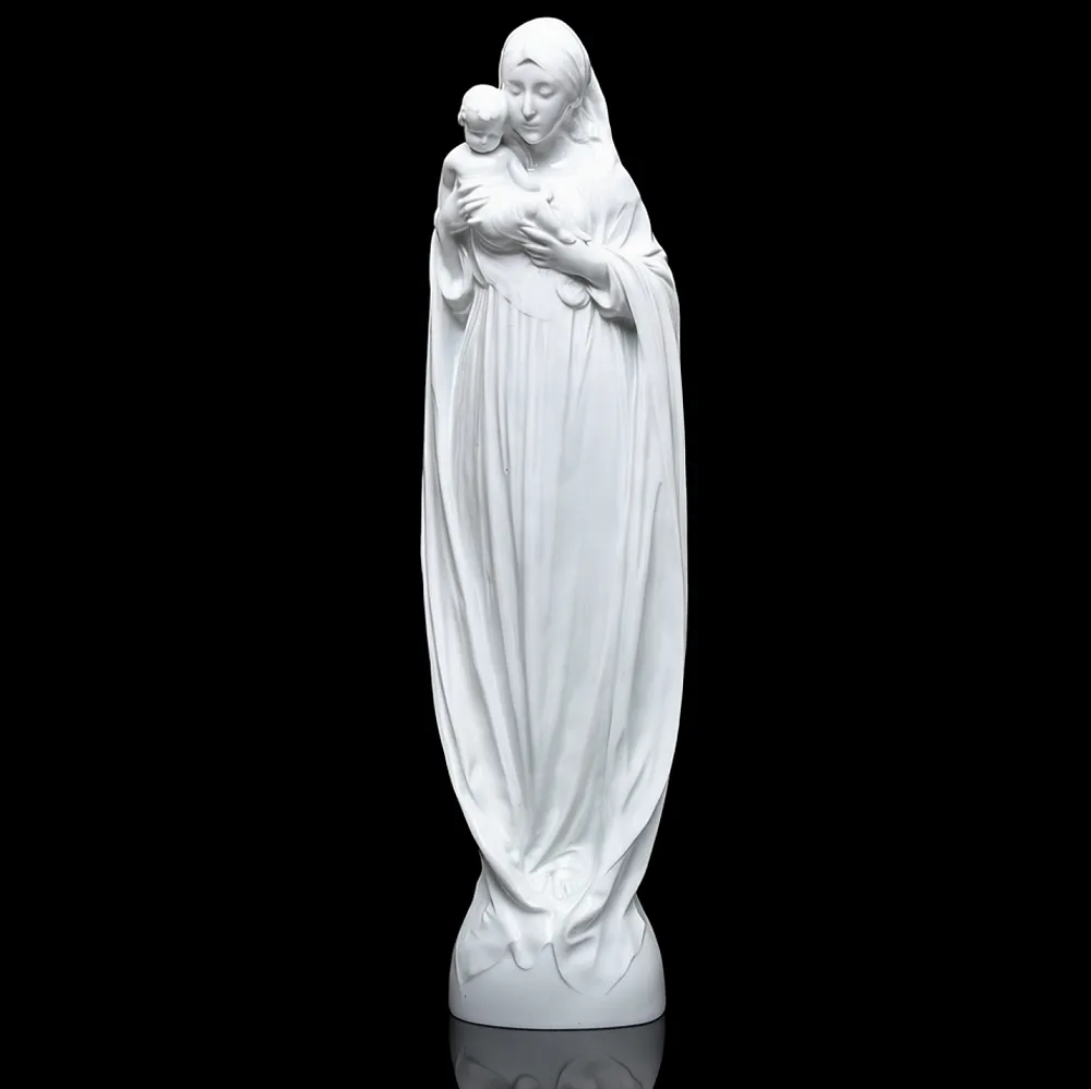 Большая Коллекционная статуэтка «Мадонна с младенцем», Фарфор ROSENTHAL Германия - 1938 год.