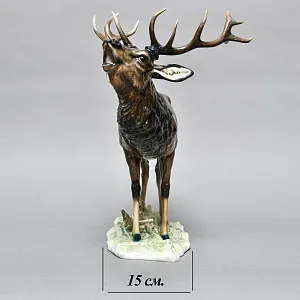 Редкость! Большая Фарфоровая статуэтка «ОЛЕНЬ», ROSENTHAL Германия, 1946 - 1949 годы. 