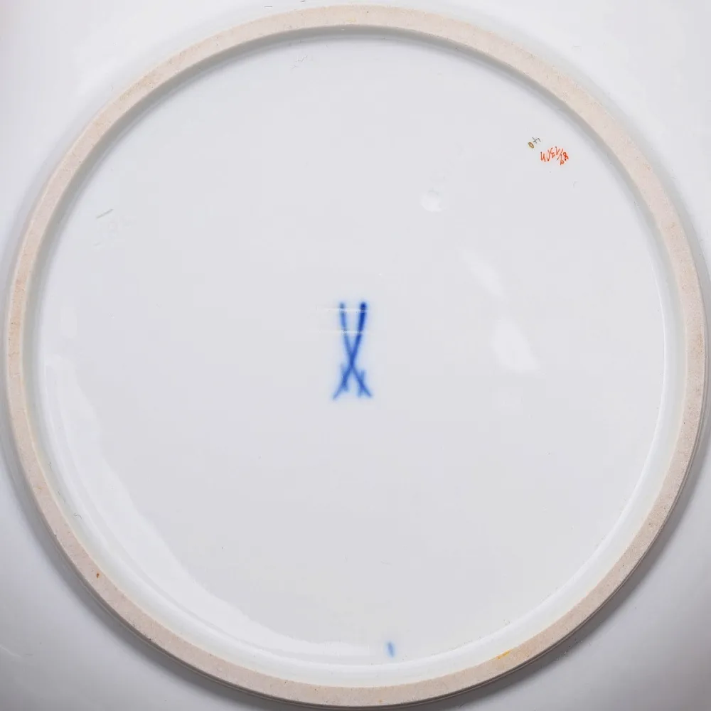 Антикварное Блюдо - Тарелка «Мейсенский букет», Фарфор MEISSEN Германия.