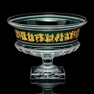 Большая Хрустальная Ваза «Jupiter. Dance De Flore», VAL SAINT LAMBERT / Вал Сант Ламберт Бельгия.