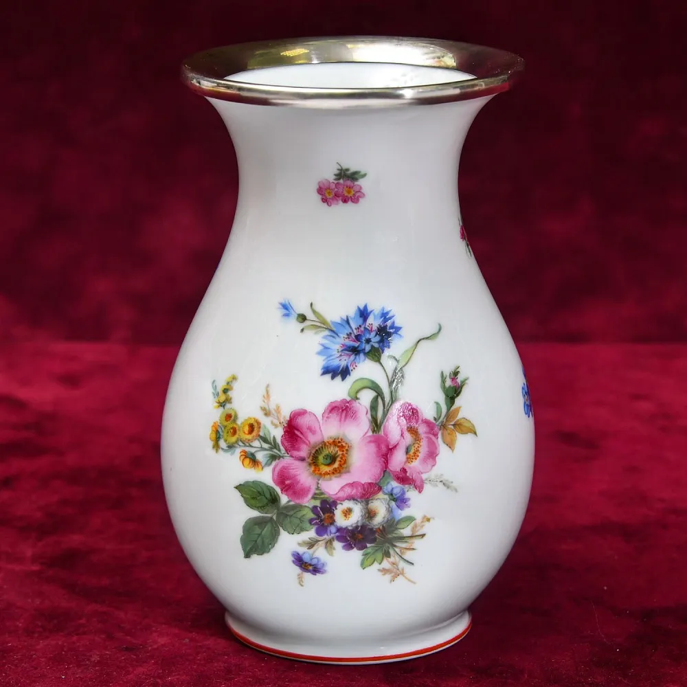 Классическая Фарфоровая Вазочка «Летний букет», Rosenthal Германия - 1946 год.