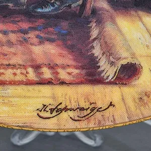 Коллекционная Тарелка «Бабушкины сказки» Фарфор, Weimar Porzellan Германия -1993 год. 