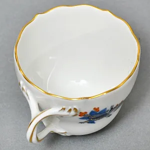 Коллекционная Кофейная пара «Синий Дракон», Фарфор, MEISSEN Германия, первая половина ХХ века.