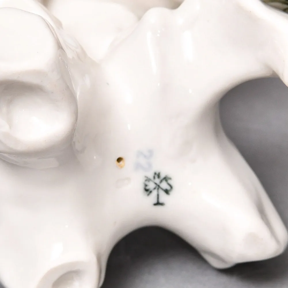 Птица - Фарфоровая статуэтка «Сойка», Karl Ens Германия, первая половина ХХ века.