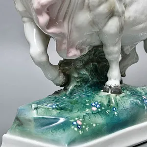 Редкость! Очень Большая Фарфоровая статуэтка «ПОХИЩЕНИЕ ЕВРОПЫ», Karl Ens Германия, начало ХХ века. 