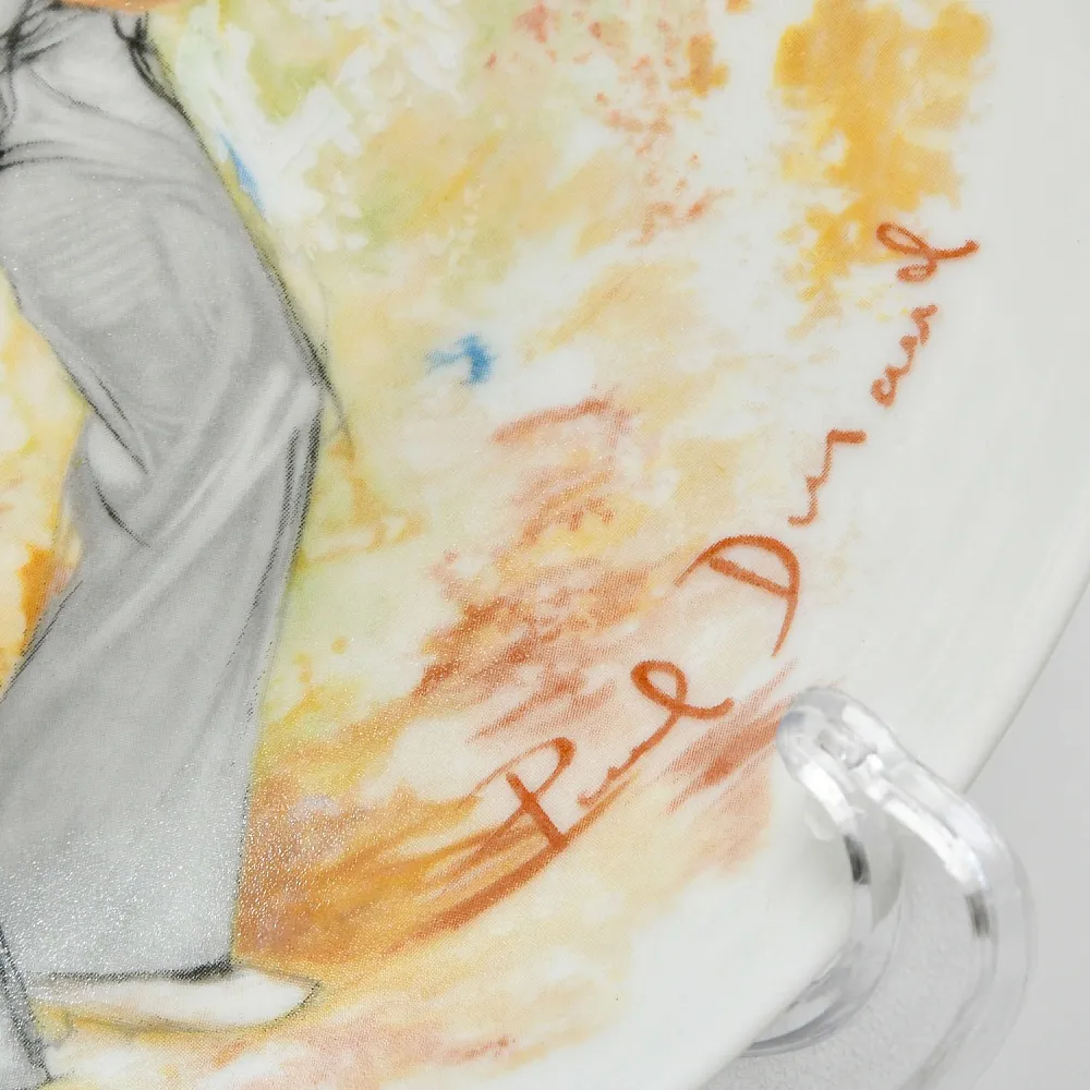 Авторская Тарелка «Дети. Эмилия и Филипп». Фарфор Limoges Франция - 1980 год.