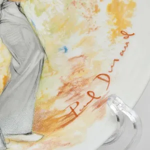 Авторская Тарелка «Дети. Эмилия и Филипп». Фарфор Limoges Франция - 1980 год.