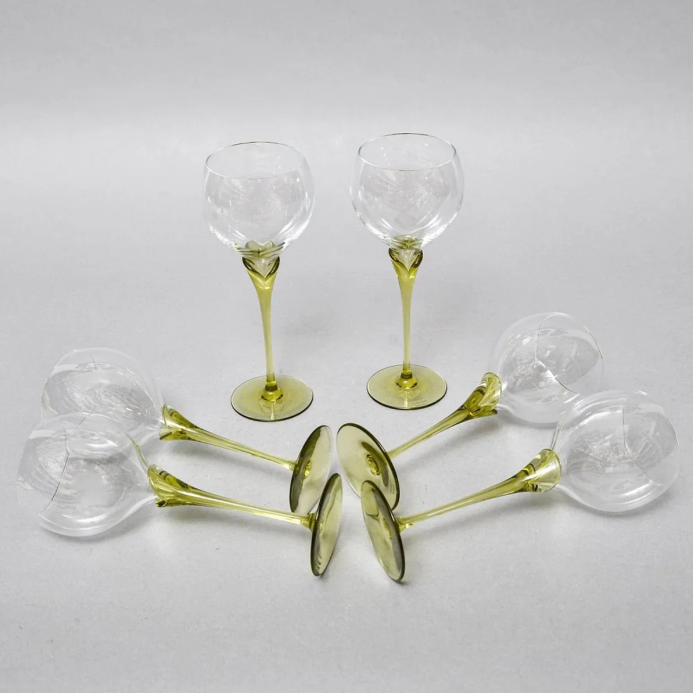 Бокалы для красного вина «Papyrus», Хрусталь Rosenthal Studio Line, Германия -1960 -1969 годы.