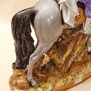 Редкая!!! Большая Фарфоровая Cтатуэтка «АРАБСКИЙ ВОИН» Shheibe - Alsbach Германия -1962год.