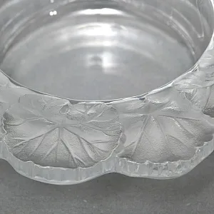 Хрустальная Конфетница - Орешница - Мелочёвница, Lalique Франция, 70-е годы ХХ века. 