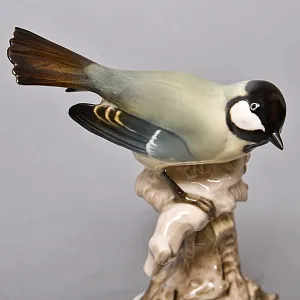  Коллекционная Фарфоровая статуэтка «Птица. Синица», Hutschenreuther Германия, 1955 -1968 годы. 