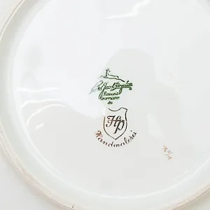 Коллекционная Тарелка - Блюдо из серии «Золото Роз» Фарфор Hertel, Jacob&Co. Германия D-30см.