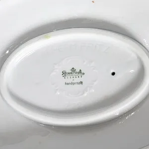 Большая Фарфоровая статуэтка «Бегущий конь. Арабский жеребец», ROSENTHAL Германия. 