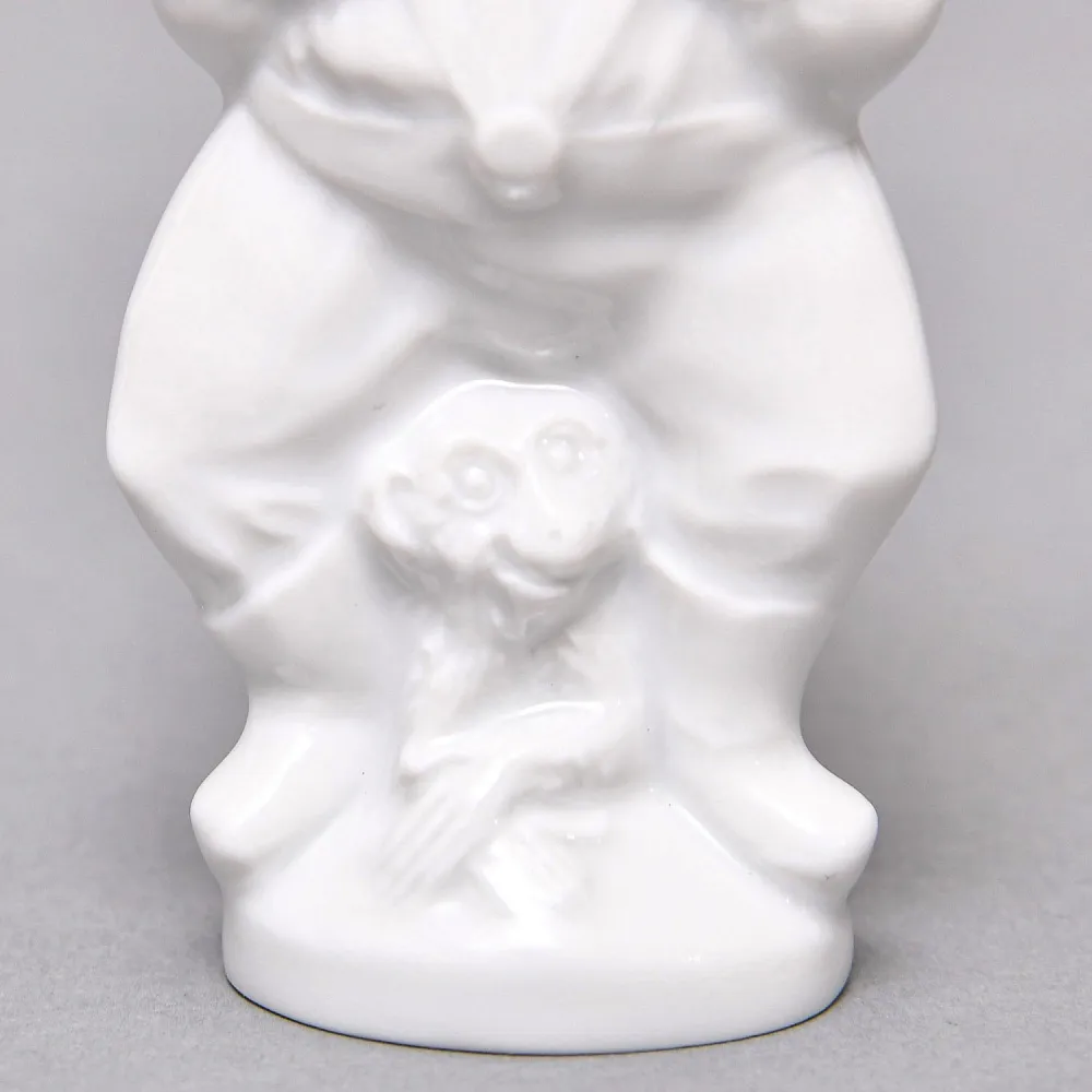 Коллекционная Фарфоровая статуэтка «Клоун с совой и обезьяной», MEISSEN /МЕЙСЕН Германия.