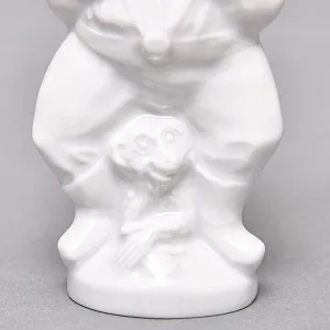 Коллекционная Фарфоровая статуэтка «Клоун с совой и обезьяной», MEISSEN /МЕЙСЕН Германия.