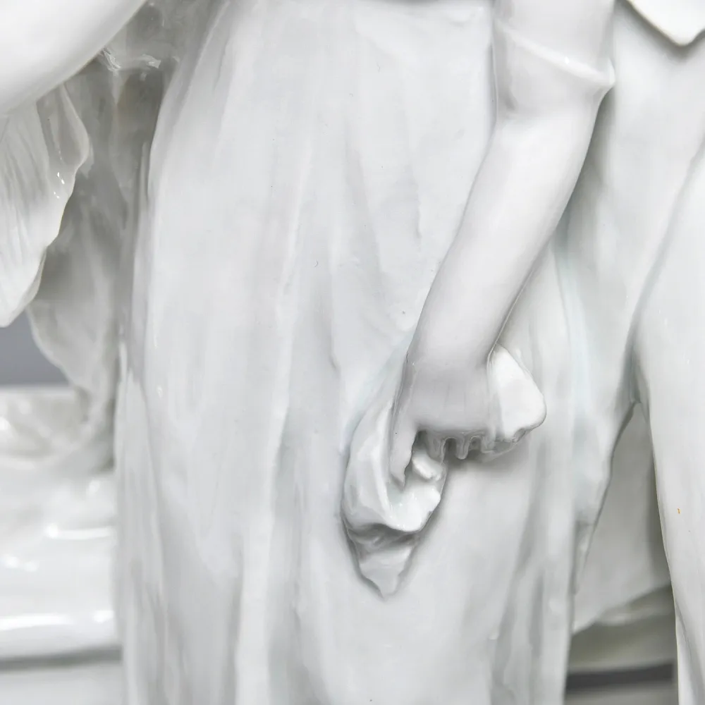 Антикварная Фарфоровая статуэтка «Дама с кавалером. Размолвка», ROSENTHAL Германия - 1926 год. 