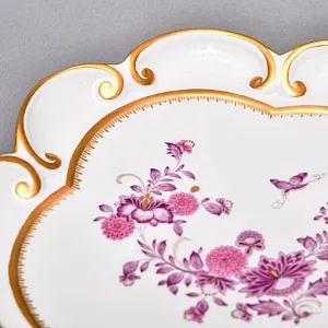 Фарфоровый Чайный Сервиз «Индийские цветы» на 6-ть персон, MEISSEN / МЕЙСЕН Германия. 