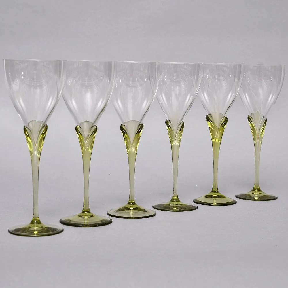 Бокалы для вина «Papyrus», Хрусталь Rosenthal Studio Line, Германия -1960 -1969 годы.