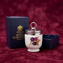 Фарфоровый Кодлер «Слива и Ежевика» для приготовления яиц - на 1 яйцо, ROYAL WORCHESTER, Англия. 