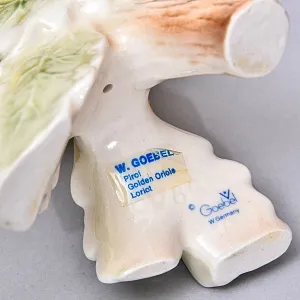 Коллекционная Фарфоровая статуэтка «Птица. ИВОЛГА», GOEBEL Германия, 1972 - 1979 годы.