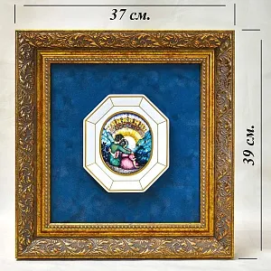 Картина - Панно - Фарфоровая Плакетка «Пер Гюнт и Солвейг», Villeroy & Boch. Германия - 1980 год.