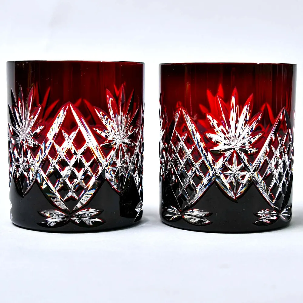 Редкость! «Рубиновый Хрусталь» Набор Стаканы для Виски DOROTHEENHUTTE Германия.