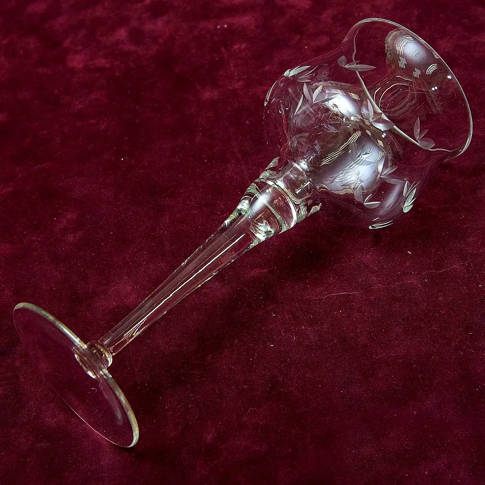 Редкость! Набор 6-ть Хрустальных Бокалов для вина, SCHONBORNER Германия, 40-е гг.