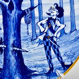 Коллекционная Фарфоровая Тарелка - Блюдо «Сказка. Храбрый Портняжка», MEISSEN Германия - 1988 год.