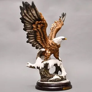 Большая Коллекционная статуэтка Птица - «Орел. Белоголовый орлан», Fanconi Arts Италия.