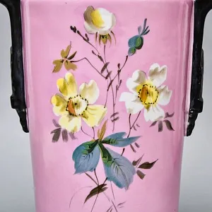 Редкость! Антикварные Парные Фарфоровые Вазы «Мгновения детства», Франция, конец XIX века. 