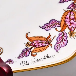  Коллекционная Тарелка - Настенное Блюдо «Времена года. Зима», Фарфор Hutschenreuther Германия - 1978 год.