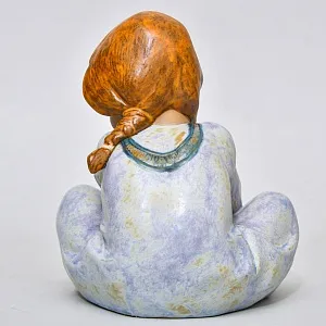Коллекционная  Фарфоровая статуэтка «Ленивый день», Lladro серия Грес, Испания.
