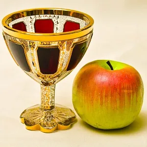 «Рубиновый Хрусталь» - Ваза - Креманка - Орешница, ERNST WITTIG, Германия.