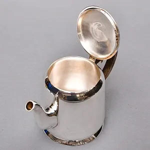 Винтажный Металлический Кофейник - Чайник на 1 л. Silverplated, Boulenger Франция, 50-е гг. 