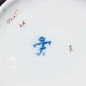 Винтажная Фарфоровая Баночка - Шкатулка. Furstenberg, Германия 50-е годы ХX века.