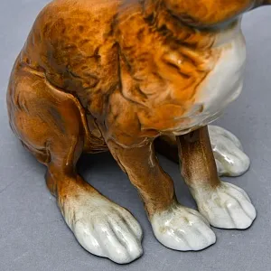 Коллекционная Фарфоровая статуэтка «ЗАЯЦ - РУСАК», Goebel Германия, конец ХХ века.