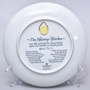 Коллекционная Тарелка «Фея Гелиотропа» Фарфор, Heinrich Villeroy&Boch Германия -80гг.