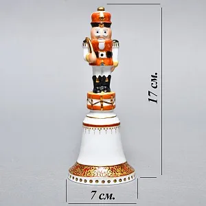 Коллекционный Фарфоровый Колокольчик «Щелкунчик», Hutschenreuter Германия - 2003 год.