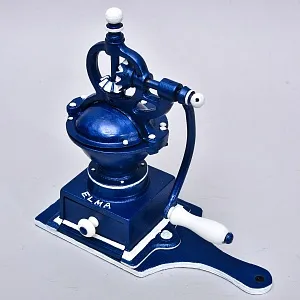 Антикварная Чугунная Ручная Механическая Кофемолка ELMA, Франция начало ХХ века.