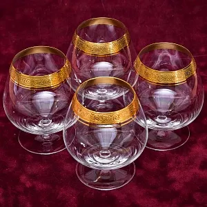 Хрустальные Бокалы для Коньяка - 4 шт. «Concorde», Theresienthal Германия.