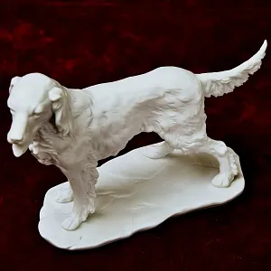 Бисквитный Фарфор Коллекционная Статуэтка «Собака - СЕТТЕР»,  Kaiser Германия - 1979 г.