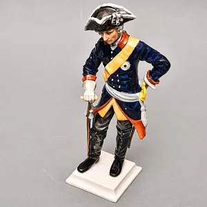 Коллекционная Фарфоровая статуэтка «Старый Фриц» - «Король Пруссии Фридрих II», Hutschenreuther Германия.