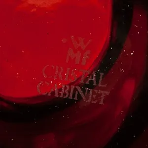 Классическая Ваза Рубинового Хрусталя WMF Crystal Cabinet Германия Н-28 см., конец 60-х гг.