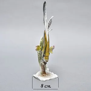 Коллекционная статуэтка «РЫБКА. Плывущая Скалярия», Фарфор ROSENTHAL Германия - 1938 год.