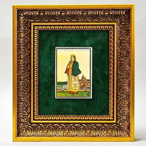 Картина - Панно - Фарфоровая Плакетка «Борис Годунов - Татьяна», Villeroy&Boch. Германия - 1982 год.