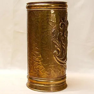 Латунная «Зонтичница» - «Старинная Геральдика» - Подставка для зонтов и тростей, Англия.