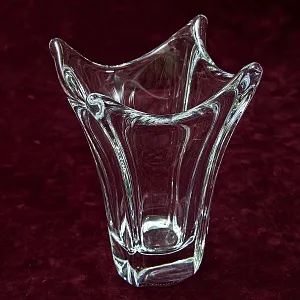 Редкость! Коллекционная Хрустальная Ваза, DAUM, Франция, вторая половина ХХ века.