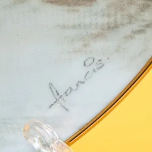 Коллекционная Фарфоровая Тарелка «Лесной Год, МАРТ. Еноты» Фарфор, Англия - 1982 год. 